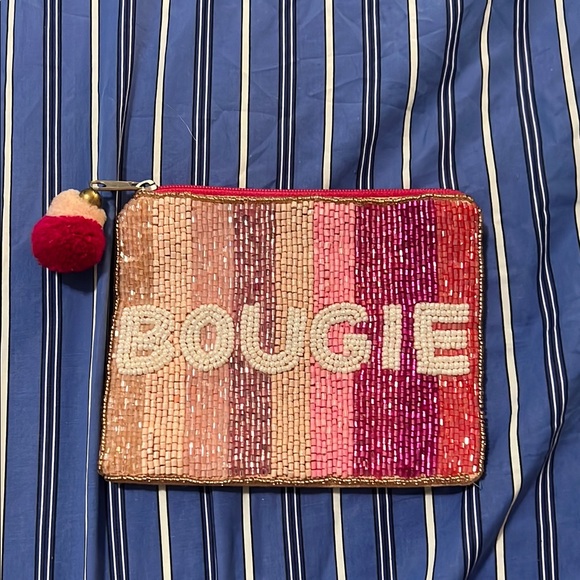 Bougie Beaded Pouch Bag - Picture 1 of 3